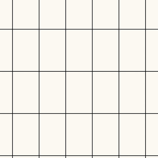 Straight Grid Black Wallpaper