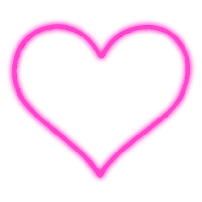 Heart HOT PINK