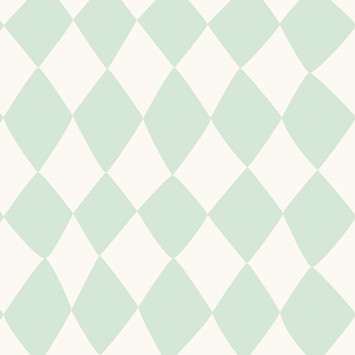 Mint Harlequin Wallpaper