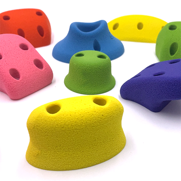 Colorful Smooth Move Rock Wall Holds | Screw On Only