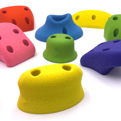 Colorful Smooth Move Rock Wall Holds | Screw On Only