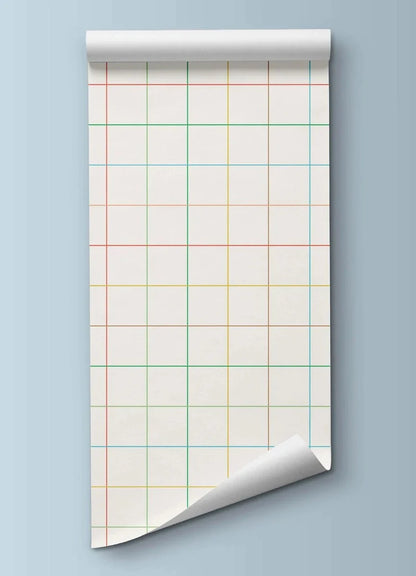 Colored Grid Wallpaper