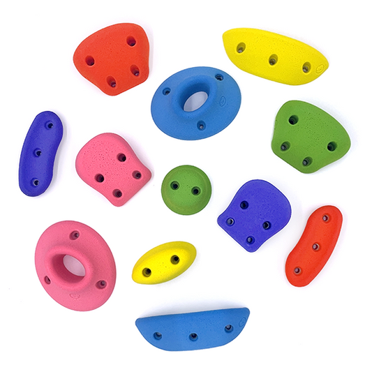 Colorful Smooth Move Rock Wall Holds | Screw On Only